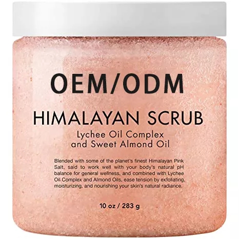 Wholesale Body Scrub Deep Cleansing Moisturize Oil Whitening Himalayan Salt Body Scrub