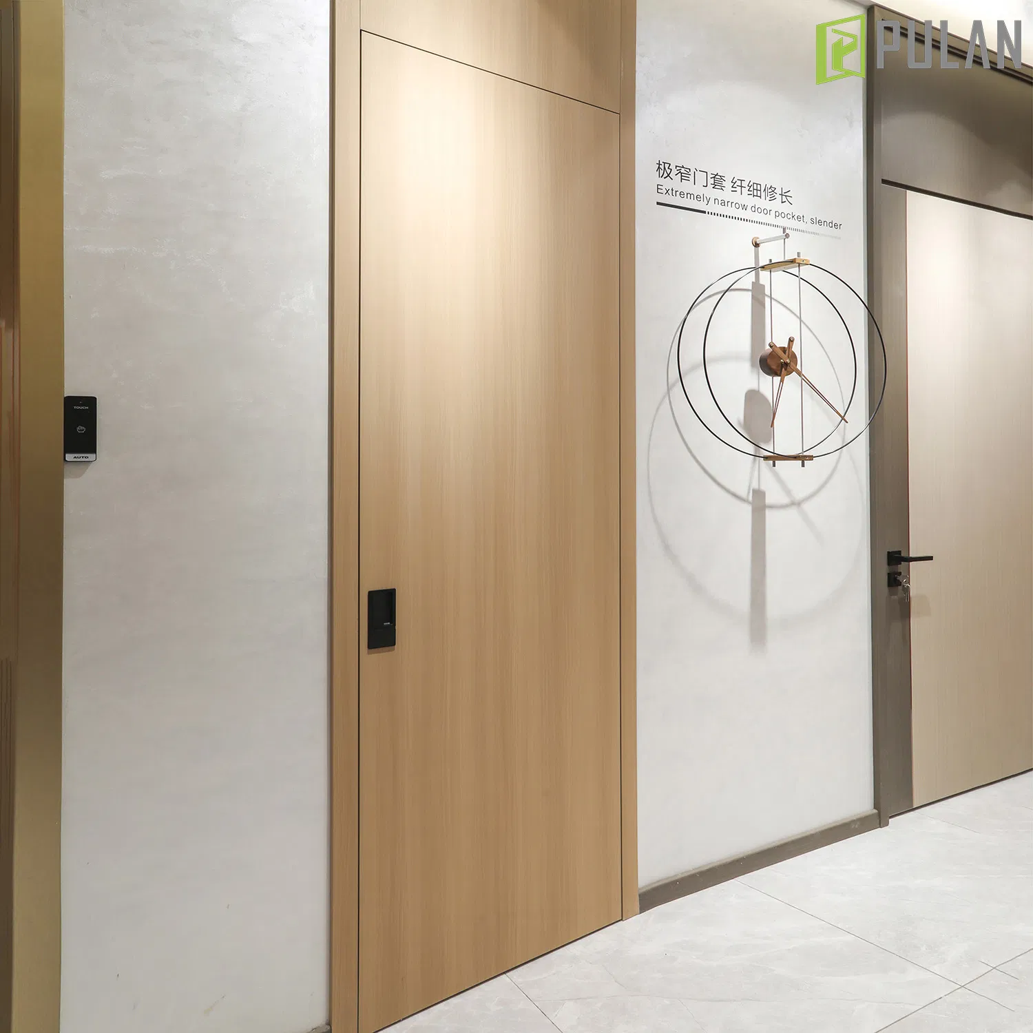 Stylish PVC Room Door with Mechanic Lock for Enhanced Privacy