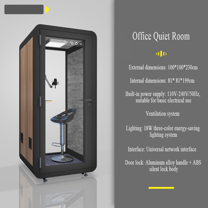 Soundproof Cabin for Private Calls and Video Conferences in The Office