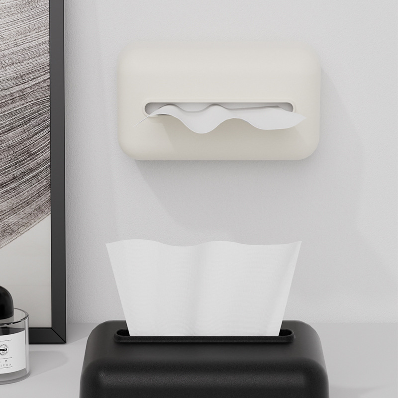 White Black Red Scandinavian Style Creative Car Tissue Box