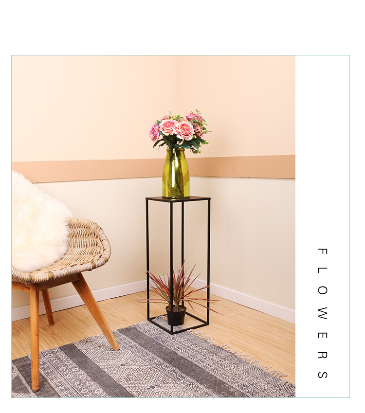 Metal Square Garden Home Decoration Planter Stand