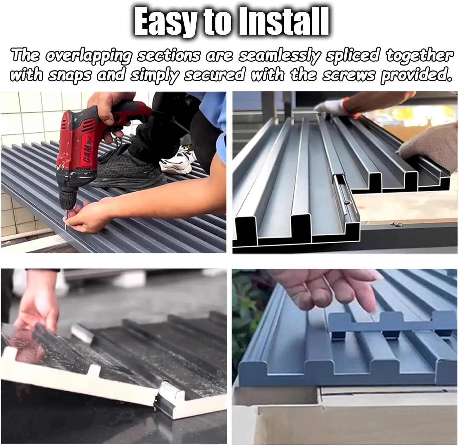 Aluminum Alloy Insulation Roof Panel Waterproof Aluminum Composite Roof Sandwich Panel