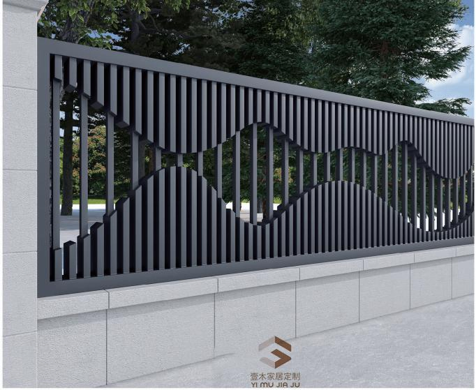 Outdoor Aluminum Handrail Metal Modern Balcony Railing Guardrail
