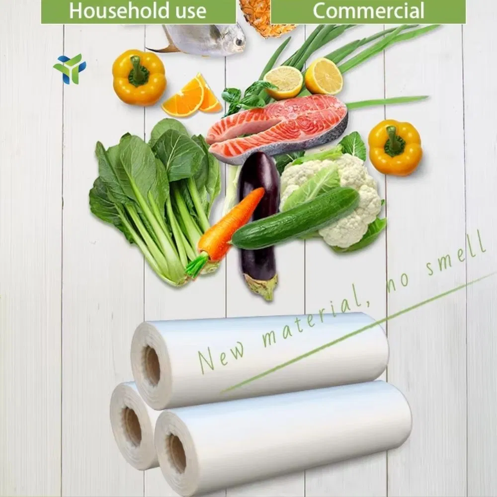 Heavy-Duty Transparent Food Storage Bags for Longer Shelf Life