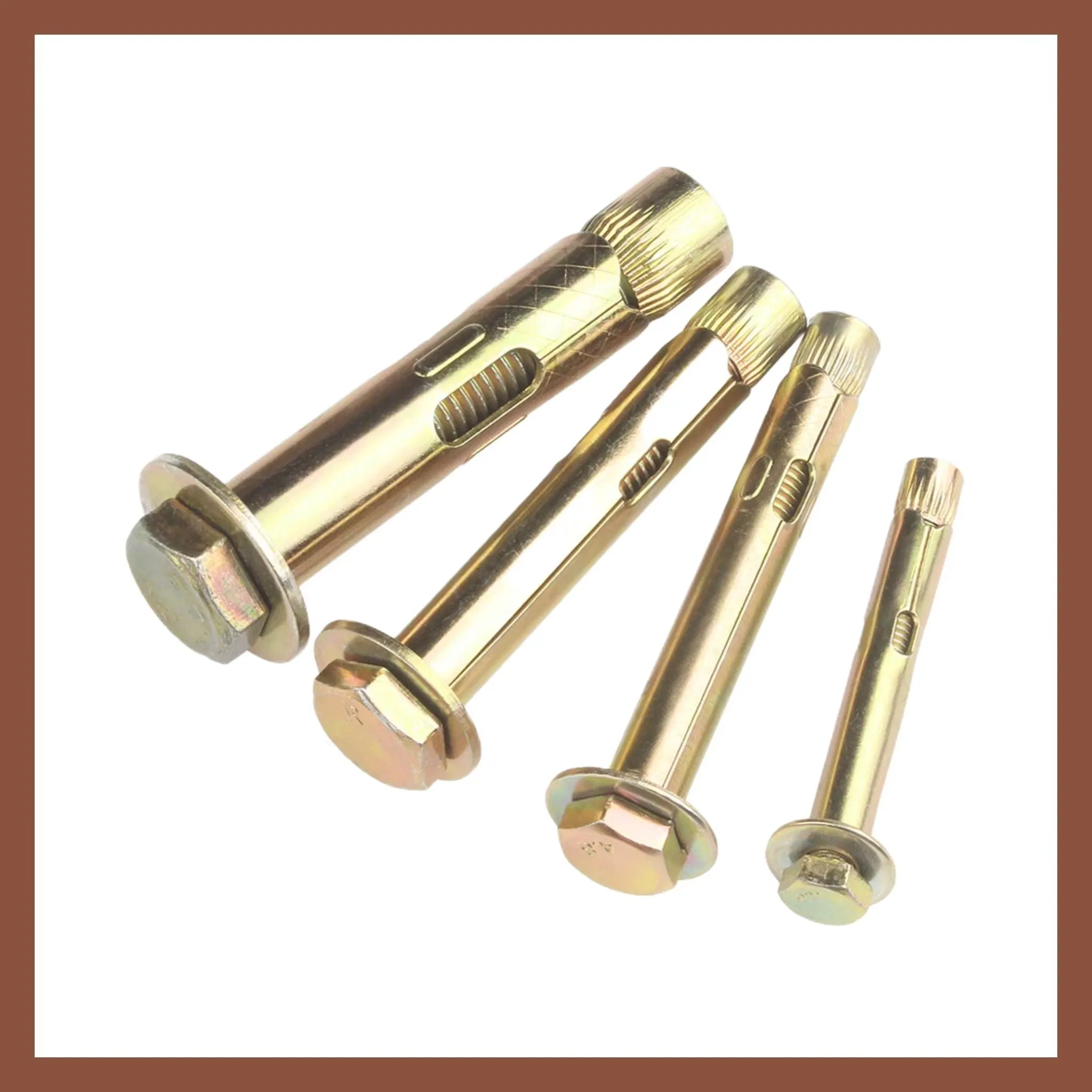 Анкерные болты с шестигранной головкой, оцинкованные