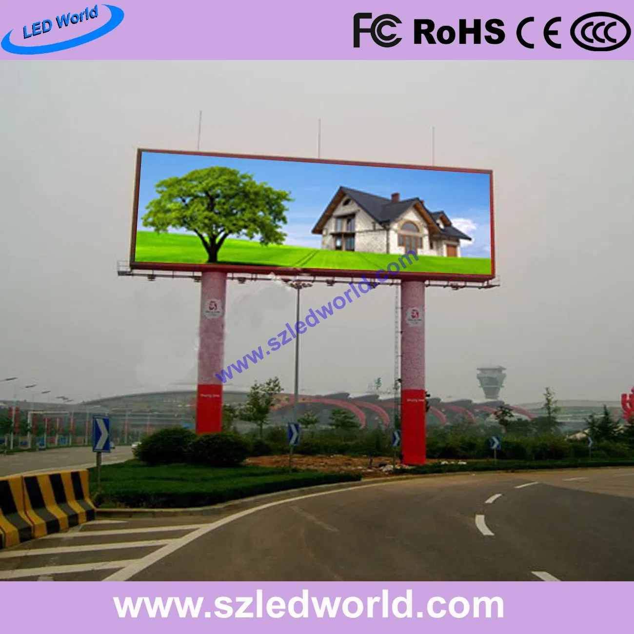 P4.81 Indoor Outdoor Advertising Board Sing Digital Full Color LED Display