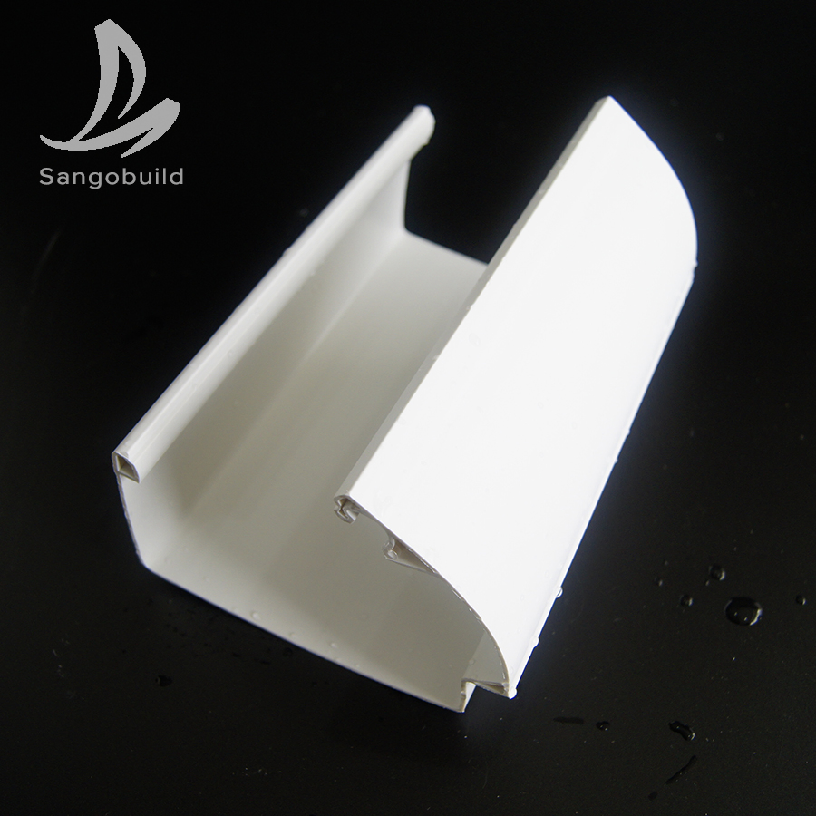 Downspout Machine Brown Rain Pipe PVC Gutter Bracket End Cap