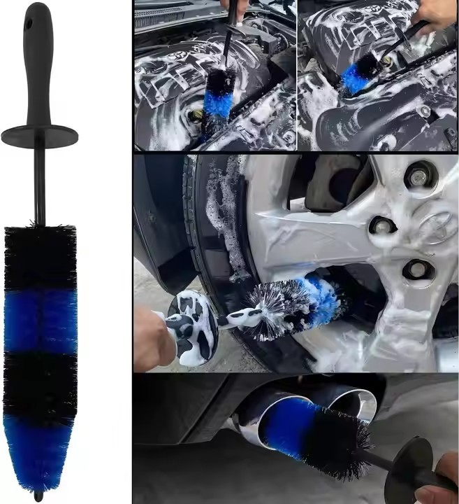 Durable Microfiber Wheel Cleaning Brush for Home and Auto