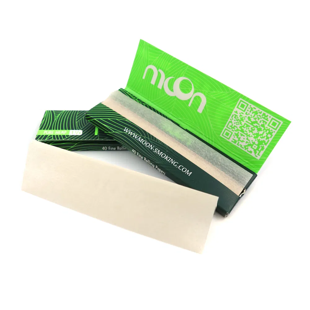 Premium Custom Brand Rolling Paper Factory 100% Pure Organic H Emp Paper Smoking Accessories Tobacco Cigarette Smoking Papers Factory Wholesale Price