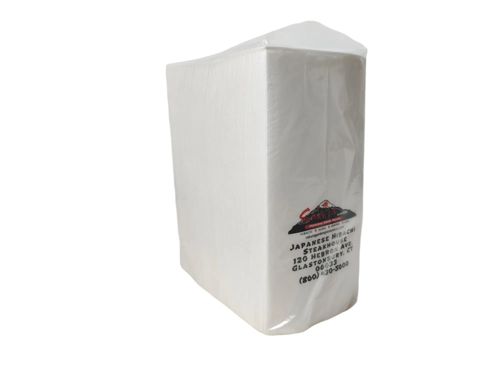 Printed Logo Eco Friendly Customized Napkin Paper for Dinner