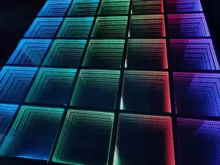 Wedding Light 3D Mirror LED Party Dance LED Floor Disco Lights