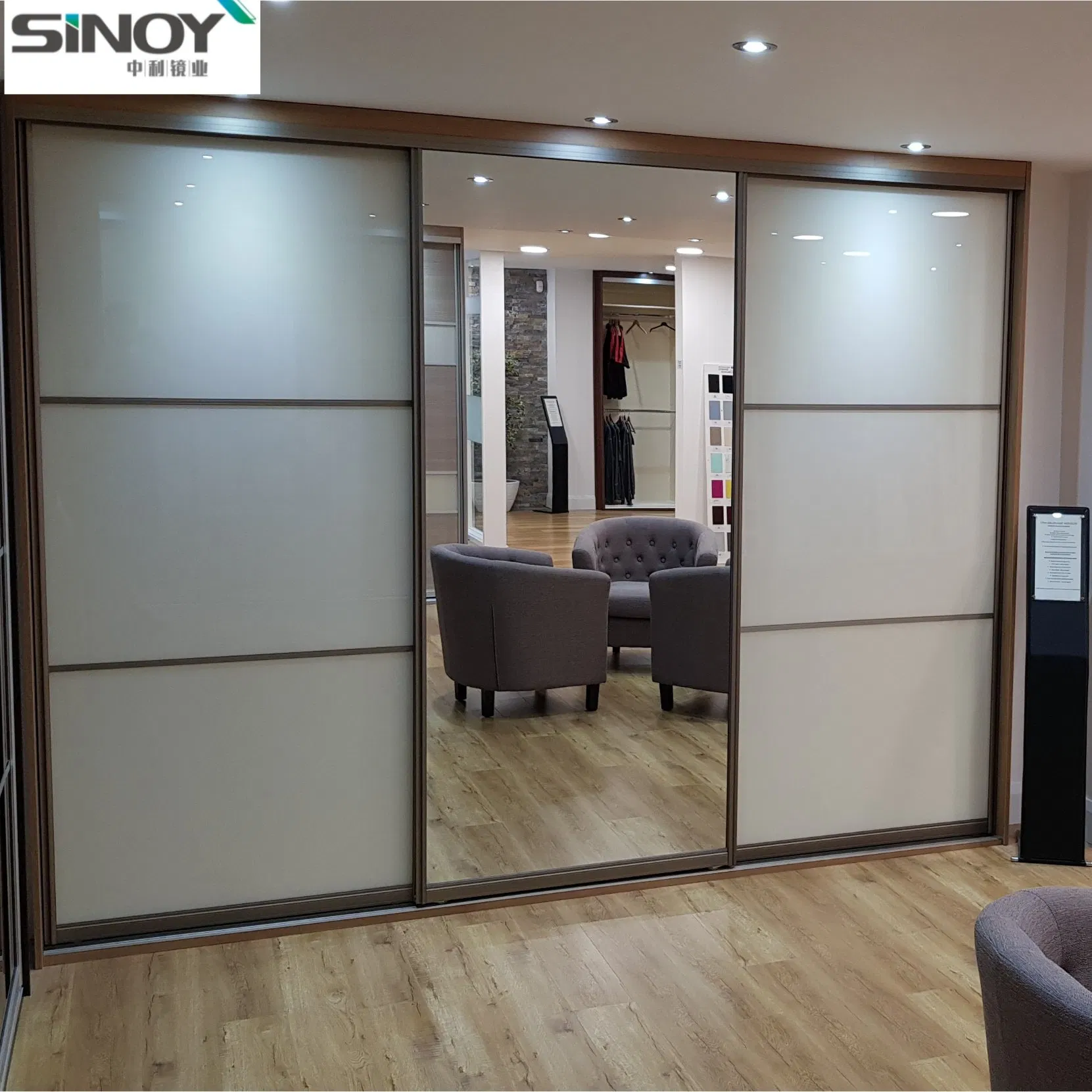 High Quality White Back Painted Glass with Double Coated Fenzi Paint