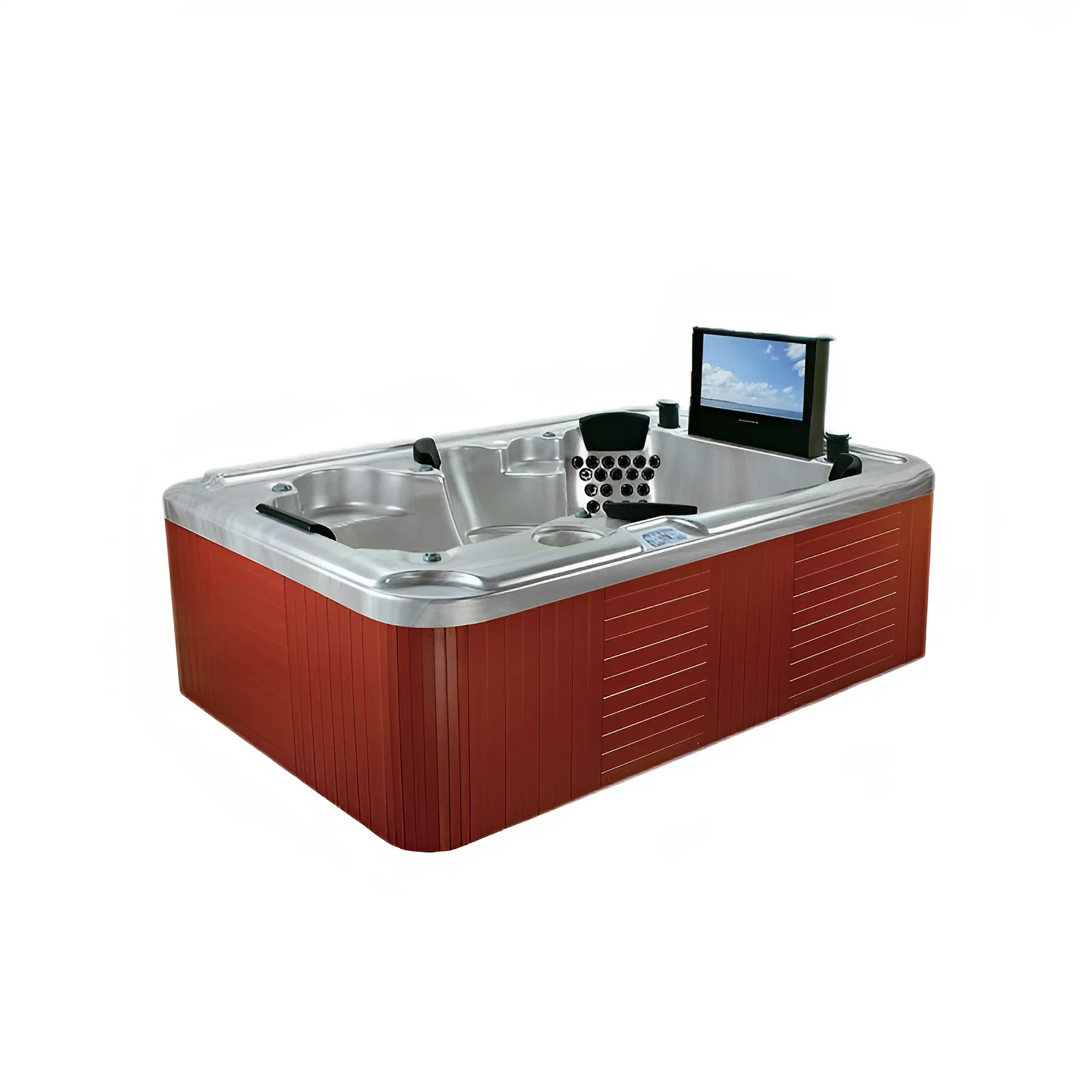 Акриловая гидромассажная ванна для улицы