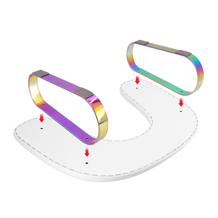 Luxury Leather Comfortable U Shaped Nail Arm Rest Cushion Hand Rest Pillow