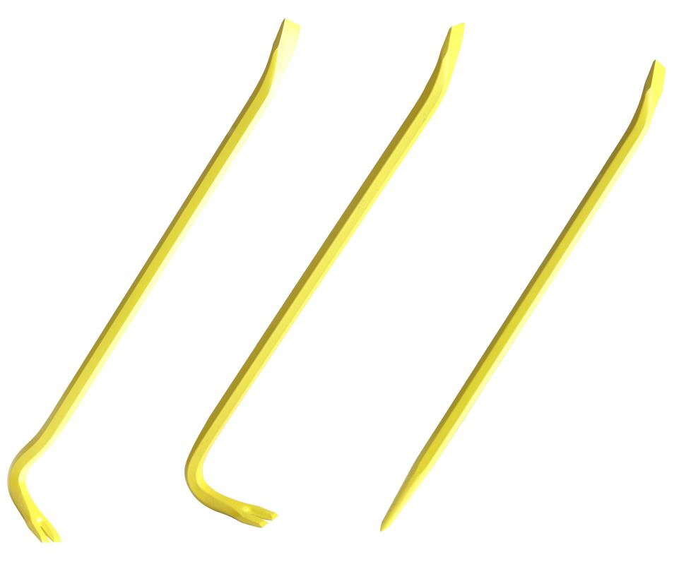 Construction Tools Hexagonal Forged Carbon Steel Nail Puller Wrecking Pry Bar