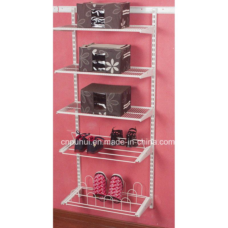 Металлическая этажерка для обуви 4-х ярусная (PH2306Z)