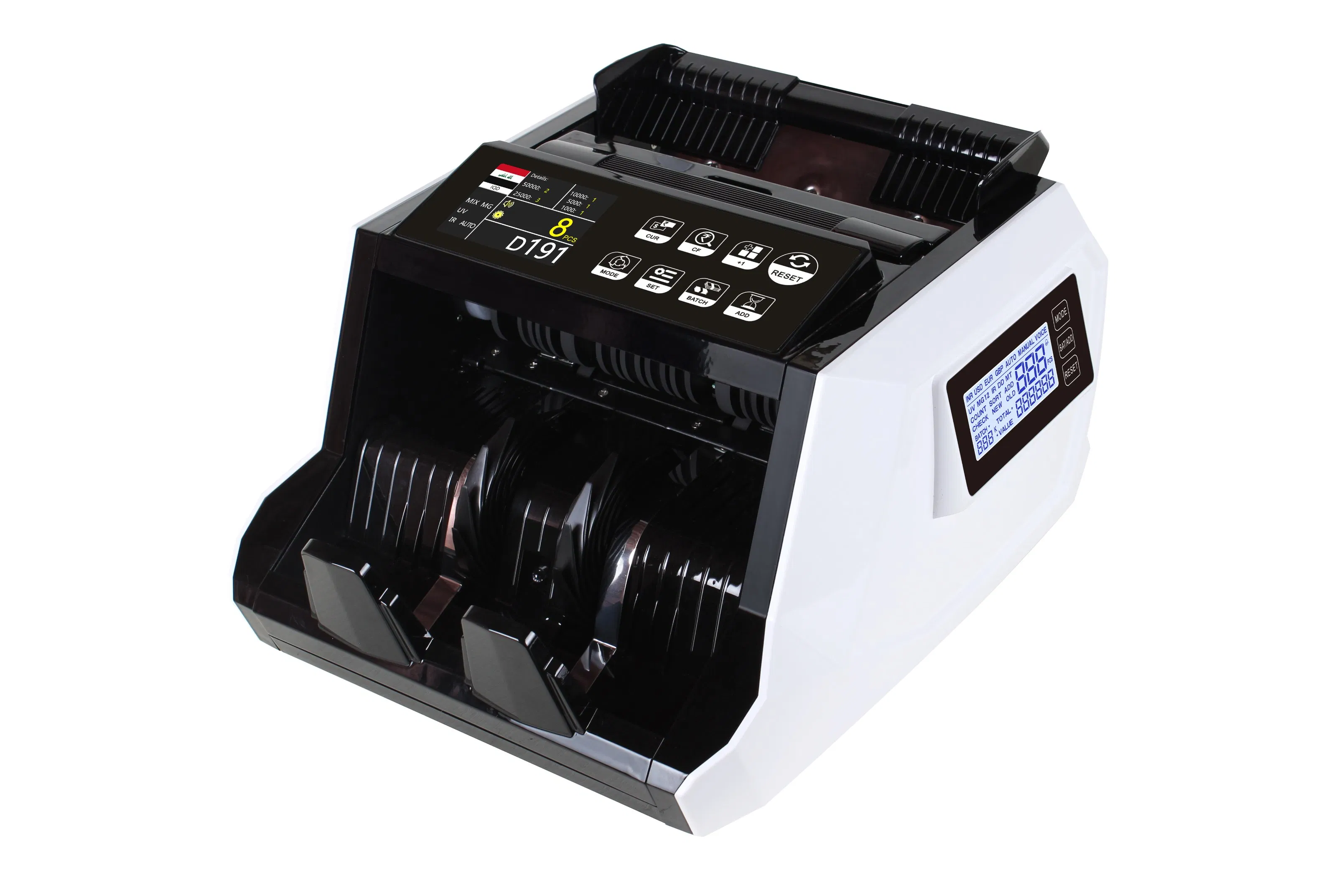 Al-7100 Grade Bank Cash Counting Machine Quickly Calculate Banknotes Money Counter