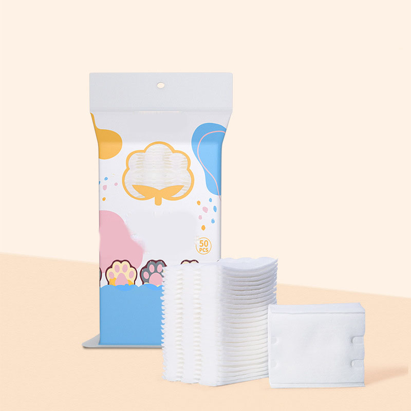 Wholesale Double-Sided Thick Sandwich Makeup Remover Cotton