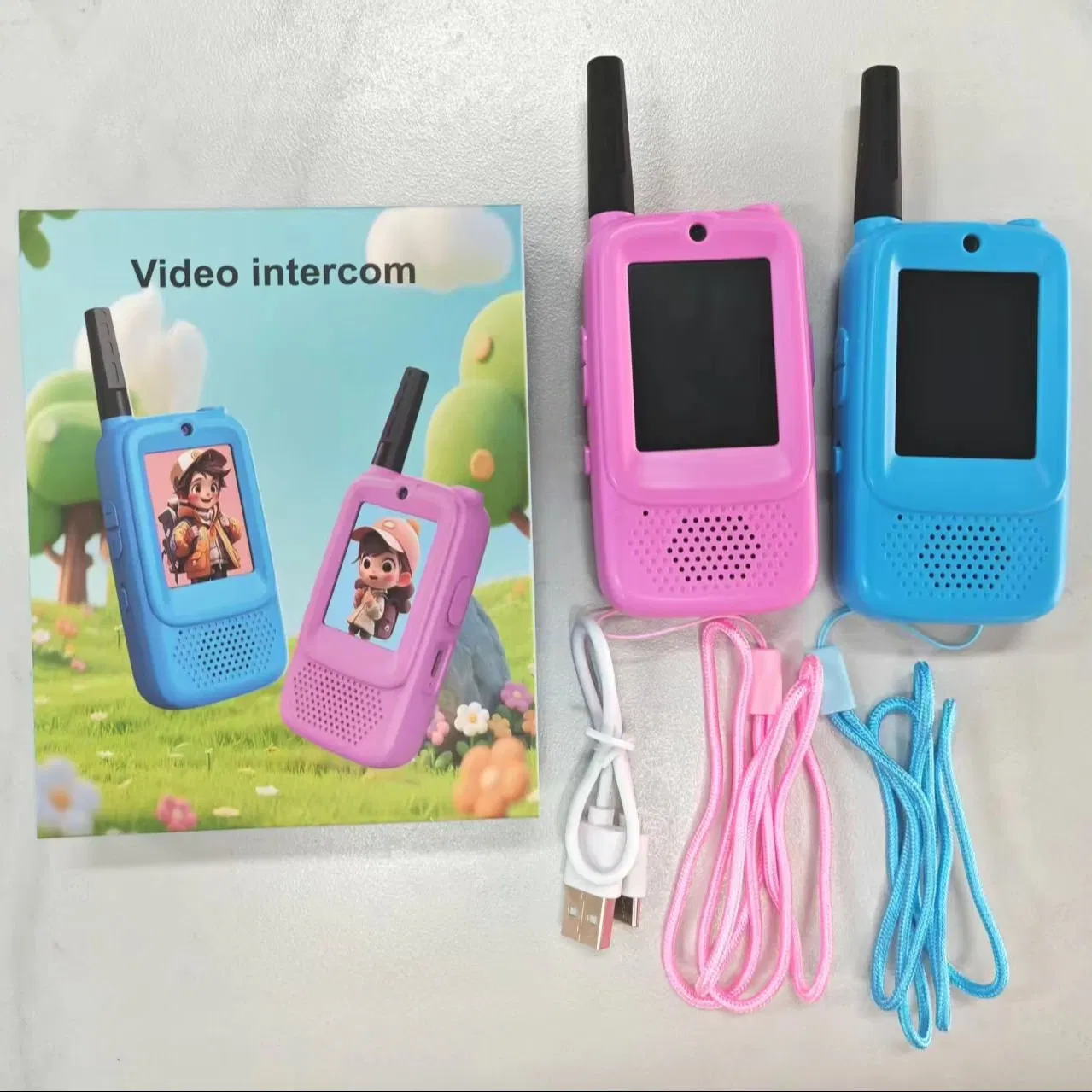 Детская видео рация JK400 с Wi-Fi и игровыми голосами