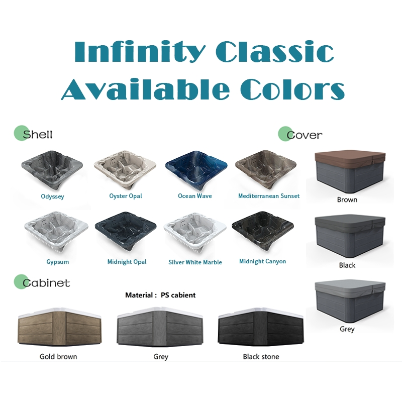 Уличный джакузи LOVIA на 7 человек с гидромассажем