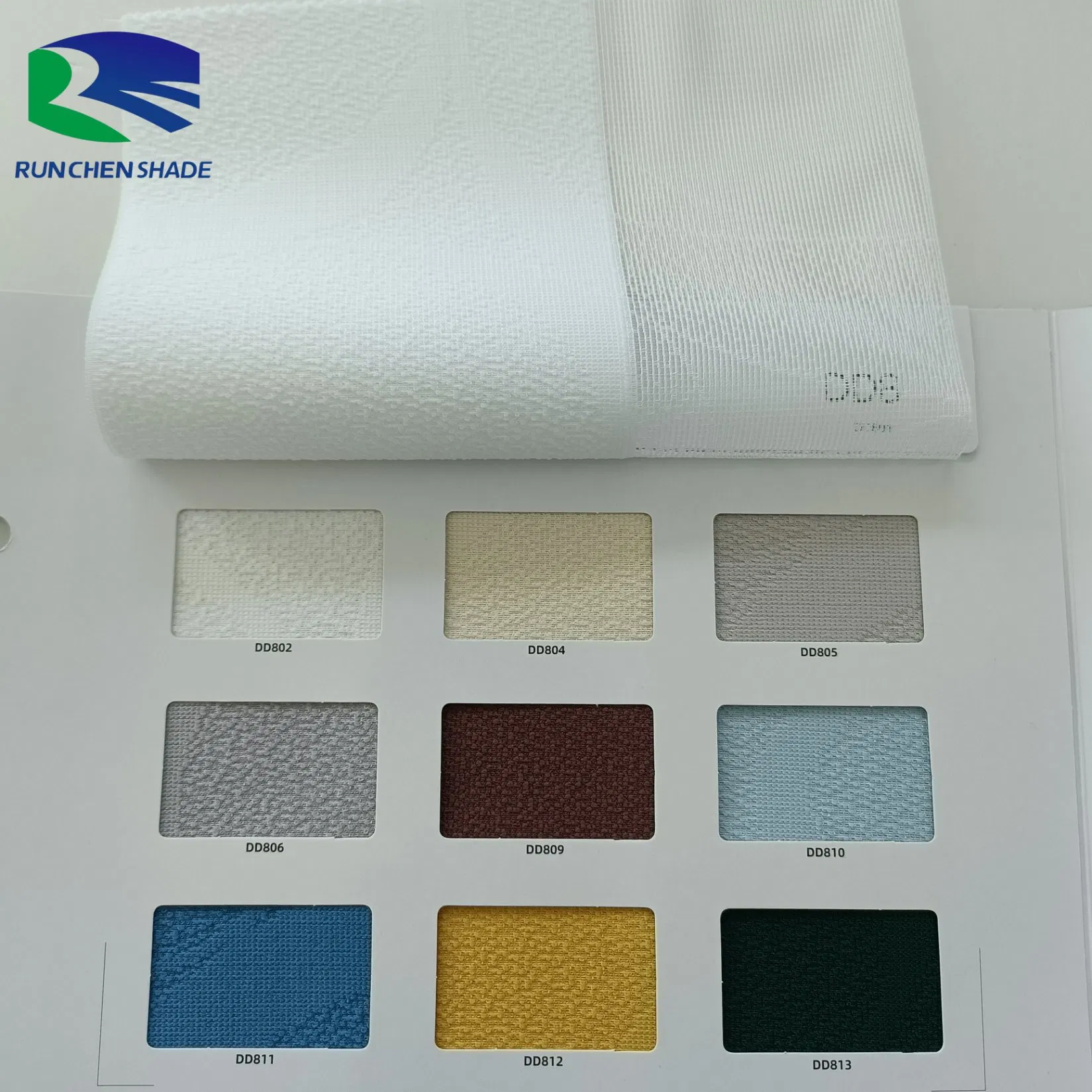 Vertical Blinds Luxury Curtain White Fabric Curtain