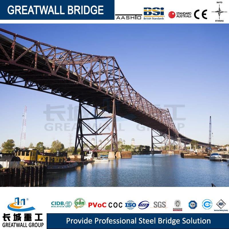 Hot Sale Steel Structure Prefab Truss Road Bridge/Railway Bridge