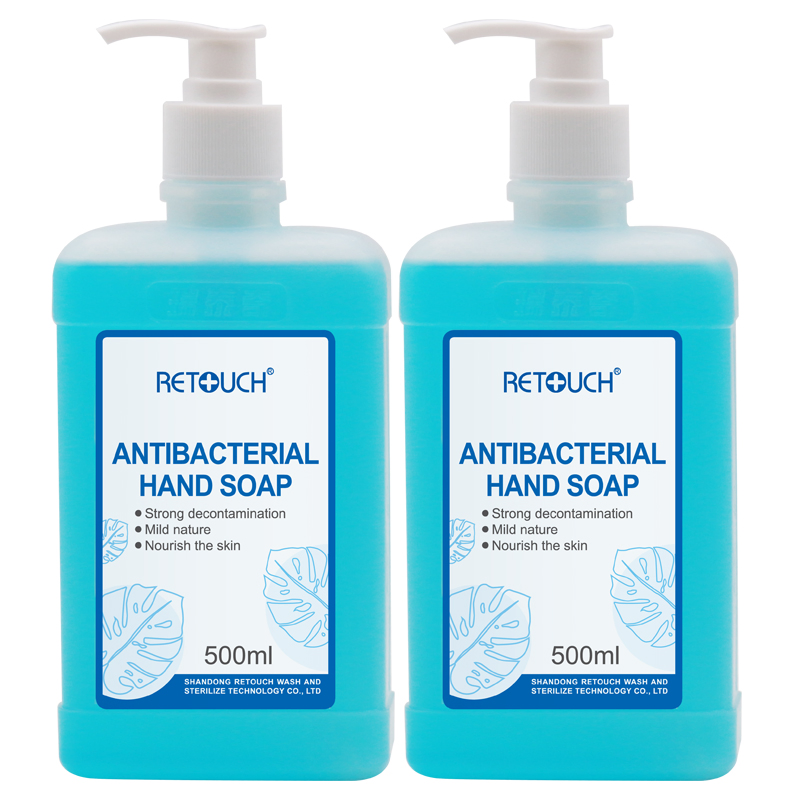 Hand Soap Antibacterial Liquid Hand Soap OEM 500ml Liquid Hand Wash Soap for Hospital