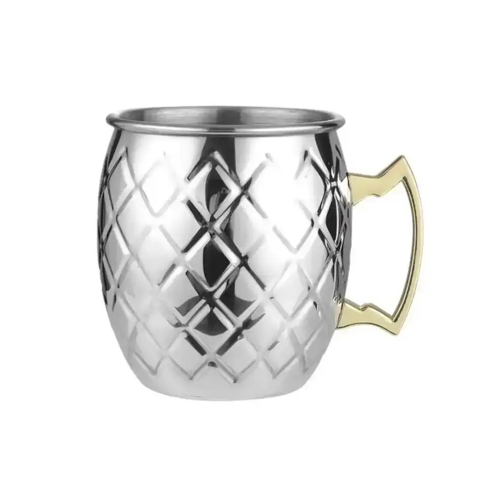 Luxury Elegant High Quality Stainless Steel Mule Mugs Unbreakable 19oz