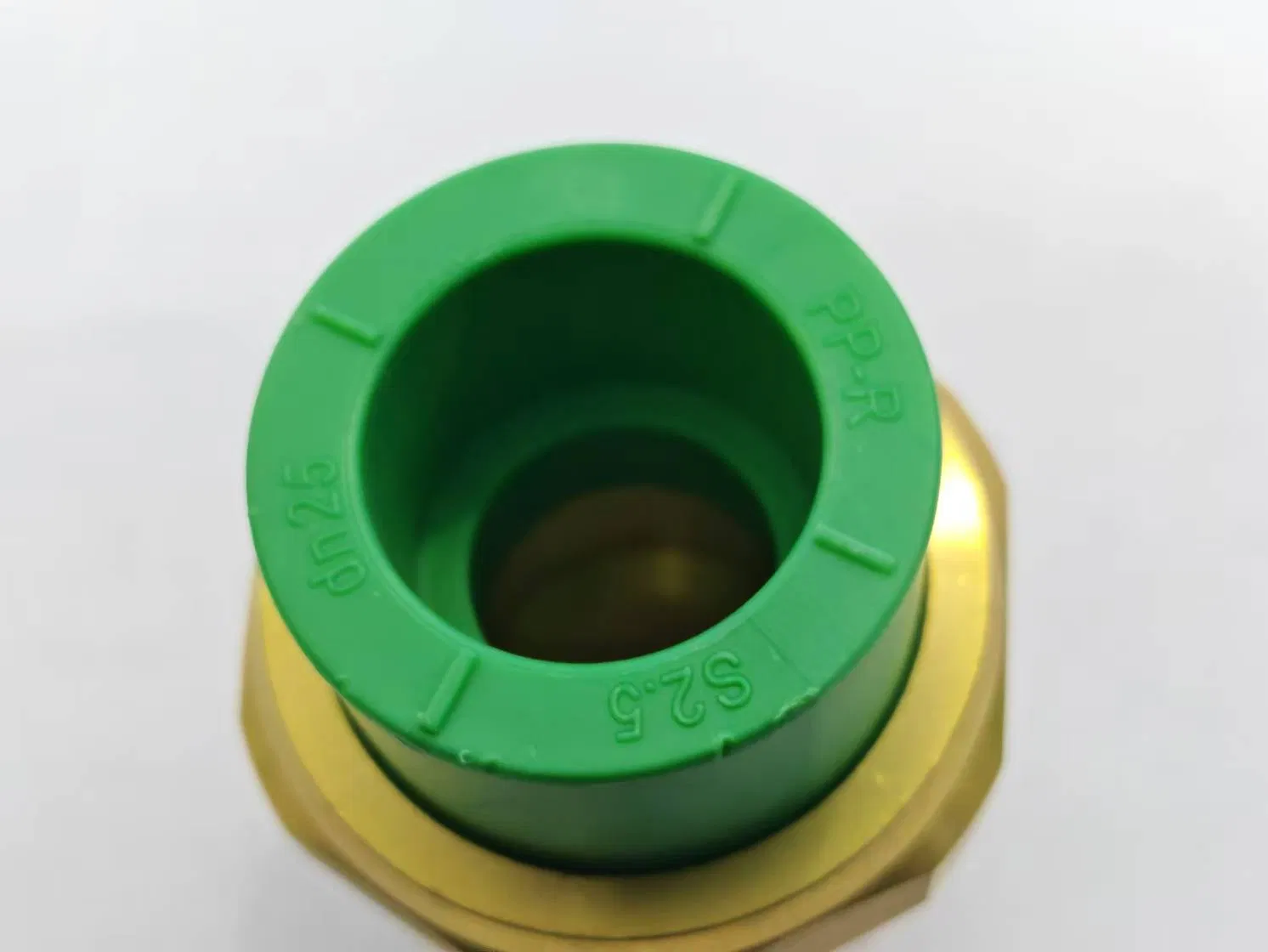 Brass Union Straught Male PPR Injection