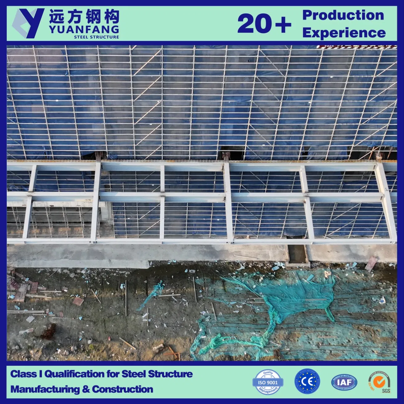 Hot Sale Economical Steel Structure Corridor and Canopy / Awning