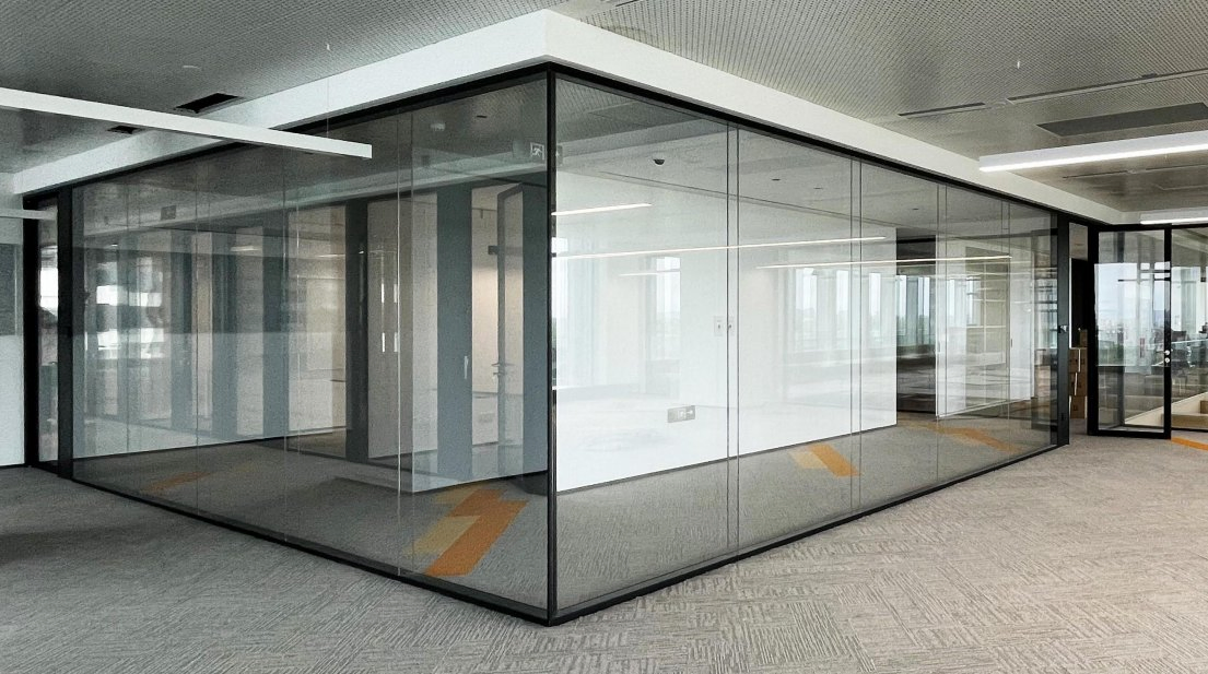 Commercial Building Soundproof Office Partition Mullion