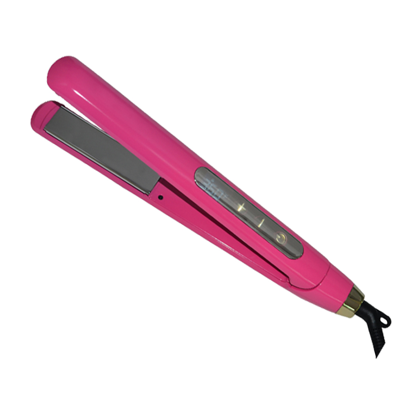 LCD Display Touch Screen Ceramic Coated Professional Electric Hair Straightener