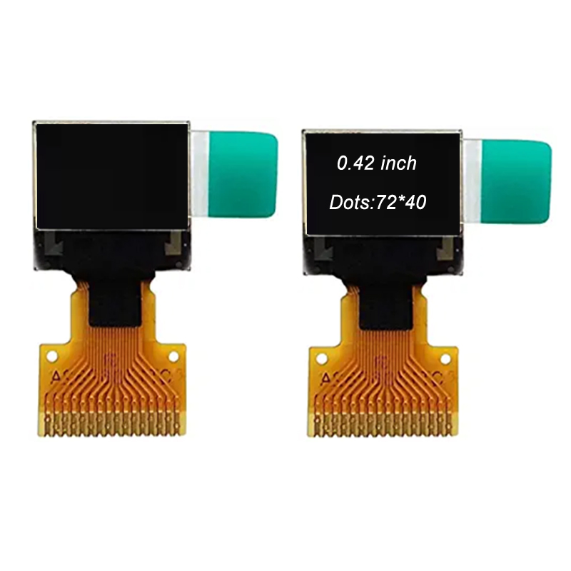 Монохромный OLED дисплей 0.42'' 72x40, интерфейс IIC