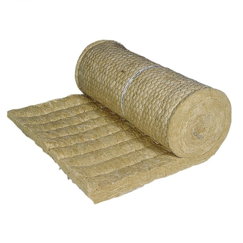 Building Material 64kg/M3 Rock Wool Thermal Insulation Rockwool Blanket/Roll