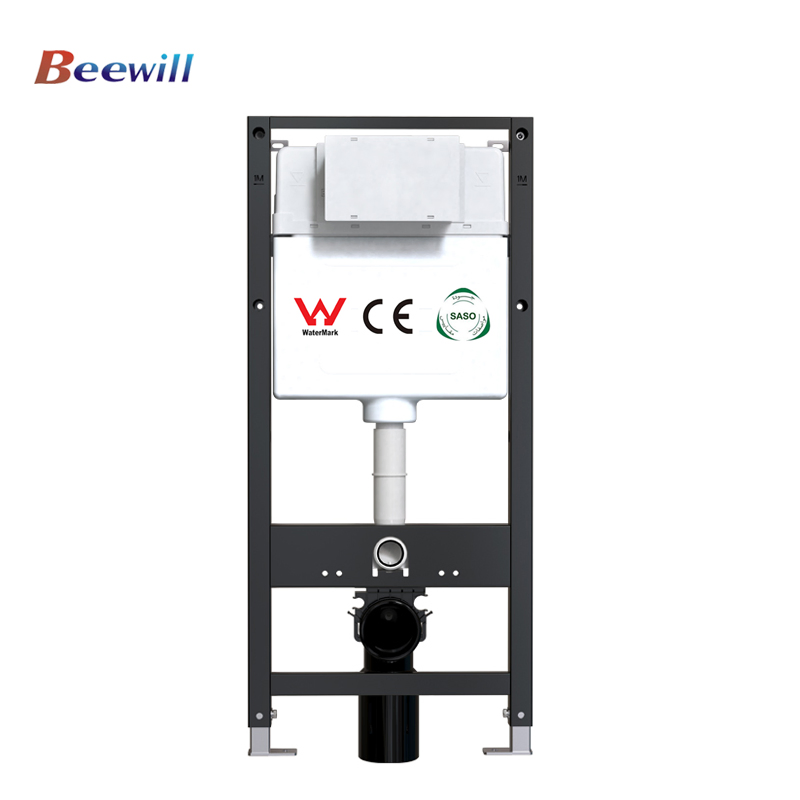 Sanitary Ware Wall Hung Toilet Water Tank Dual Push Flush Concealed Cistern