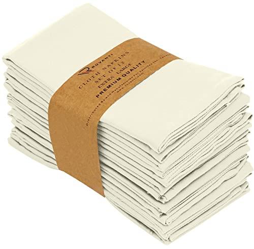 Premium Cotton Blend Cloth Napkins Soft Dinner Napkins for Restaurants