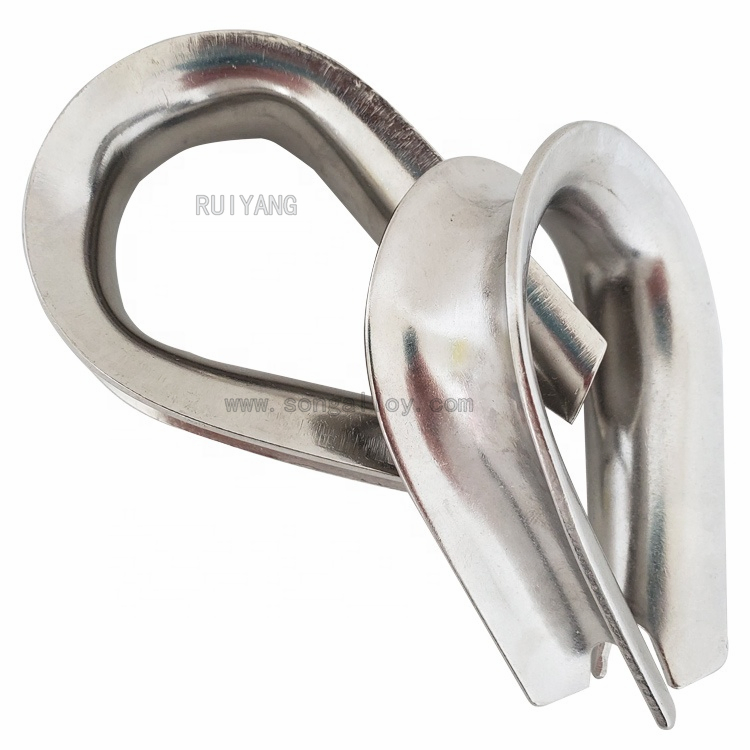 DIN6899b Thimble Stainless Steel for Wire Rope Loop