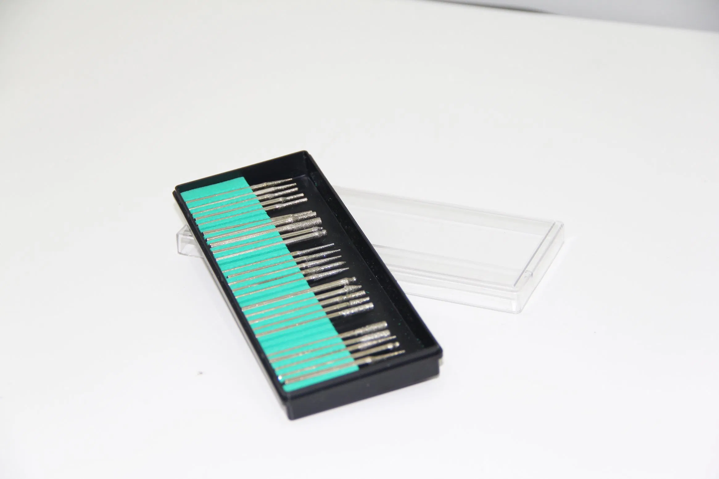 High Quality 3mm Shank 25 PCS Diamond Mounted Points