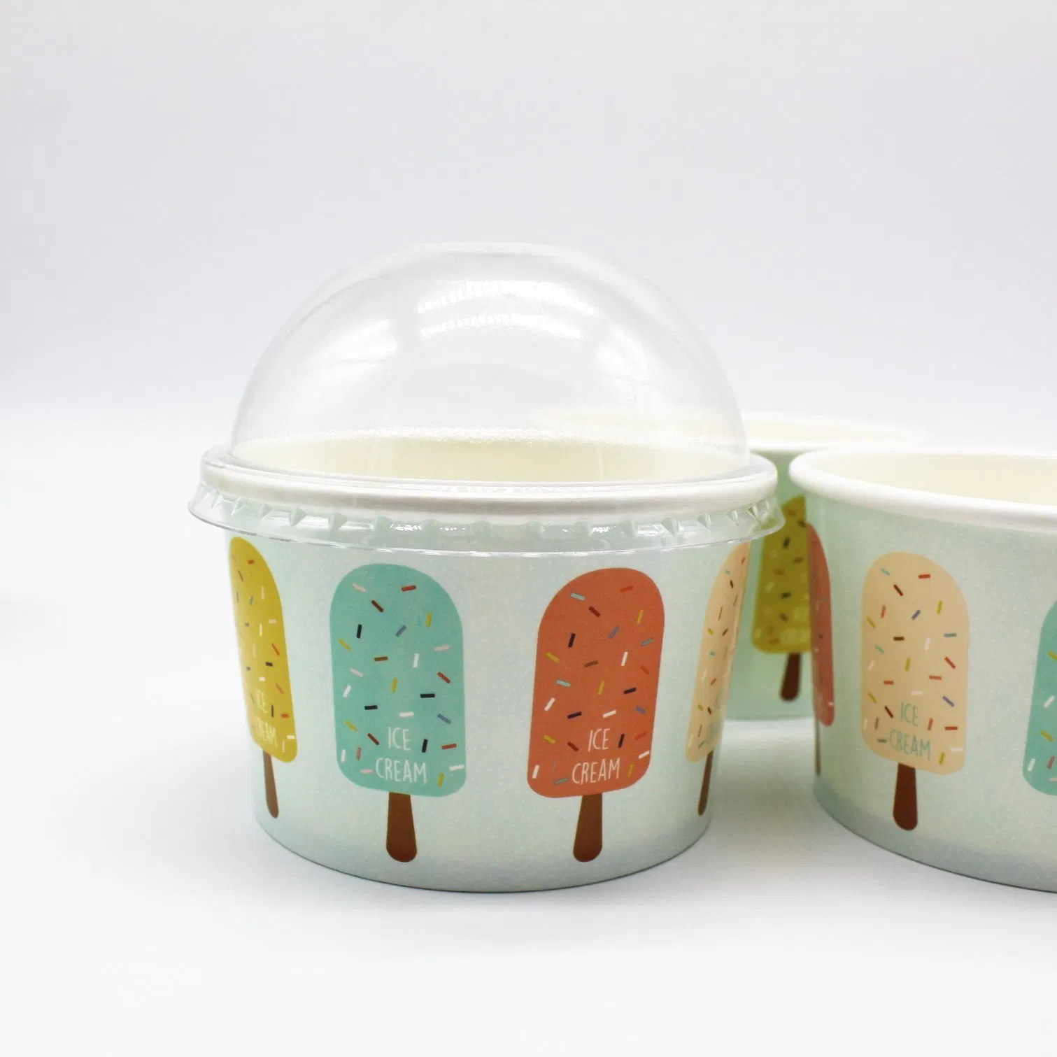 Бамбуковые стаканчики для мороженого, биоразлагаемые