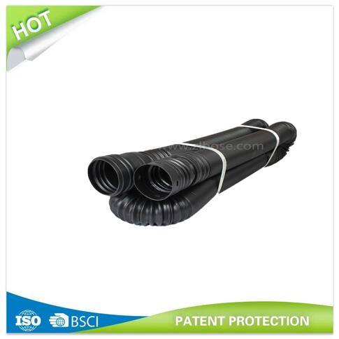 Factory Supply Landscaping Drain Pipe Black Bendable Flexible Pipe
