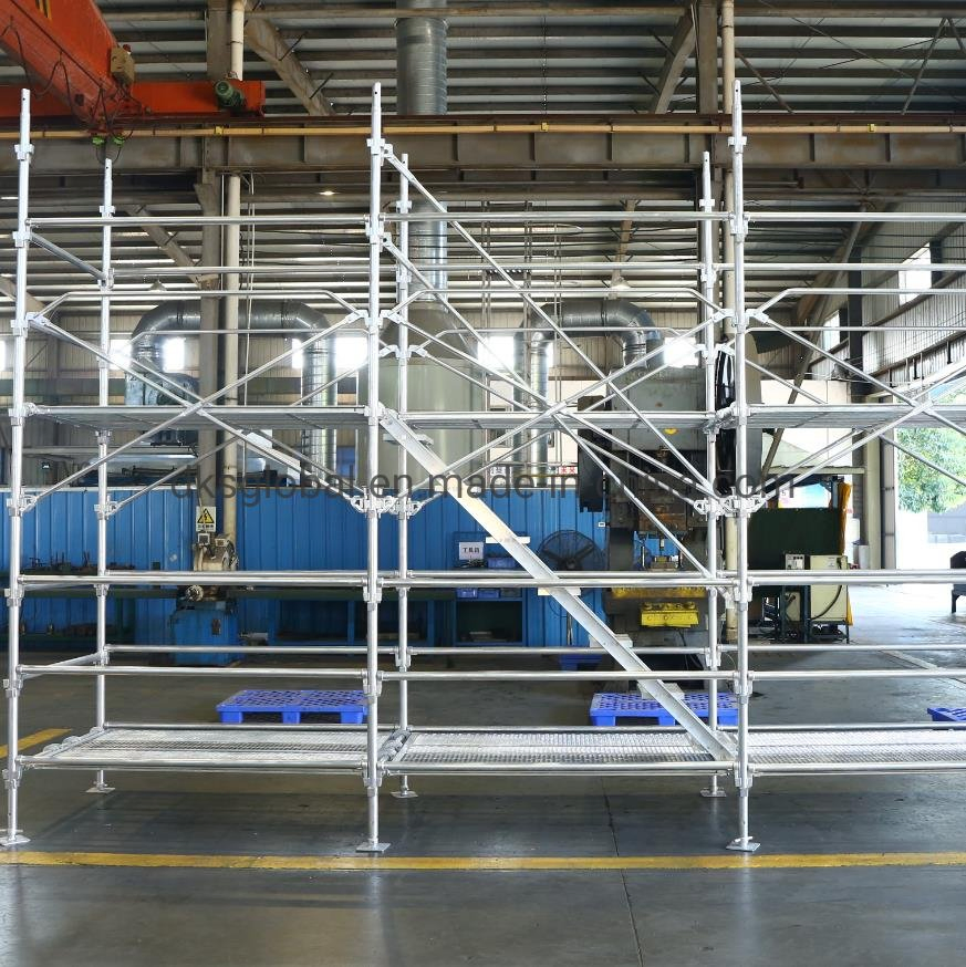 Factory Supply Building Material Construction Site Steel Frame Scaffold System