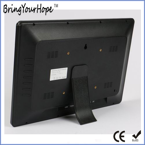 1080P HD Plastic 15" Digital Picture Frame in Black