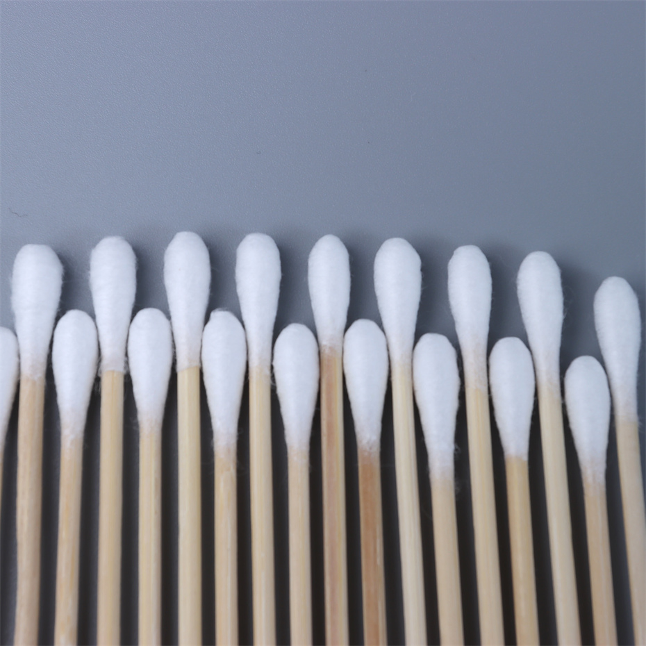 Double Head Cotton Swab Bamboo Stick Cotton Buds Round Q Tip