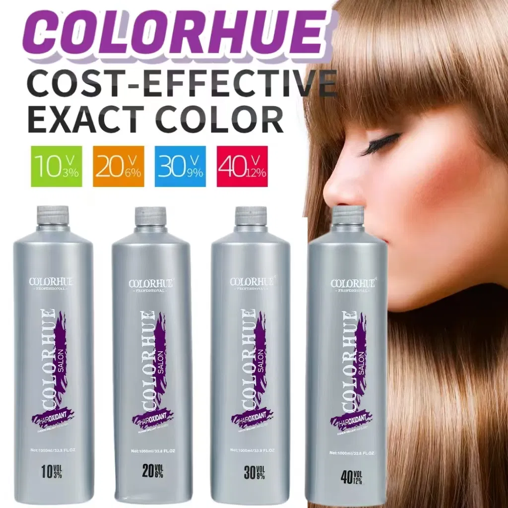 Hot Sell No Irritation Scalp Peroxide Hair Hydrogen Developer Oxidizer Cream for Professional Salon Use with 1000ml
