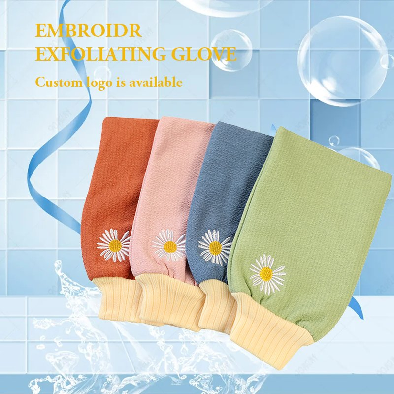 Top Seller Moroccan Exfoliating Glove Removes Dead Skin Cell Body Scrub Glove Exfoliator Mitt