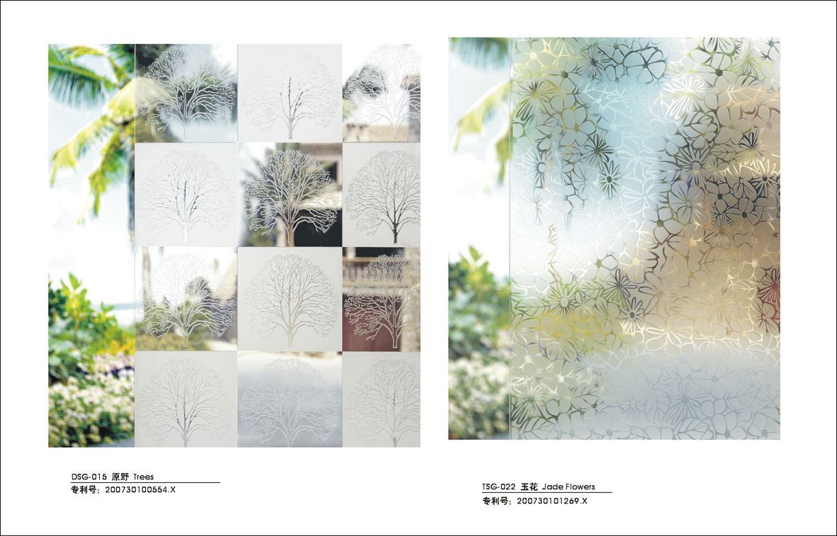 Decoration Glass / Kitchen Glass /Acid Etched Glass