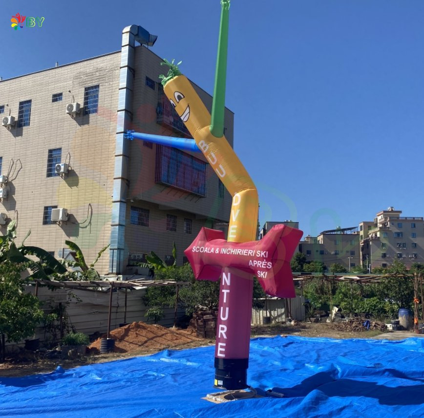 Outdoor Inflatable Tube for Car Wash Air Dancer Advertising Inflatables