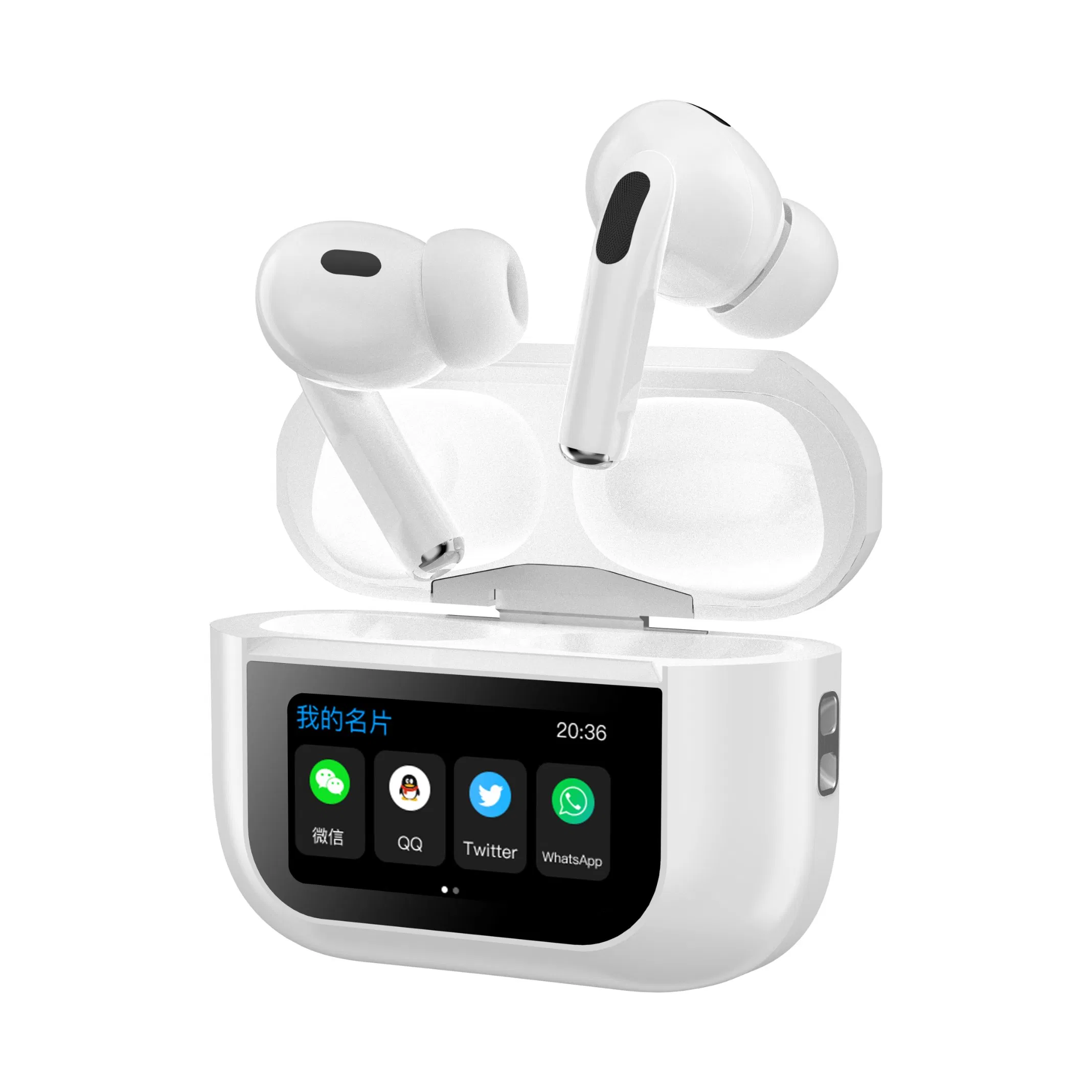 Беспроводные наушники TWS с ANC, ENC и сенсорным LED-экраном