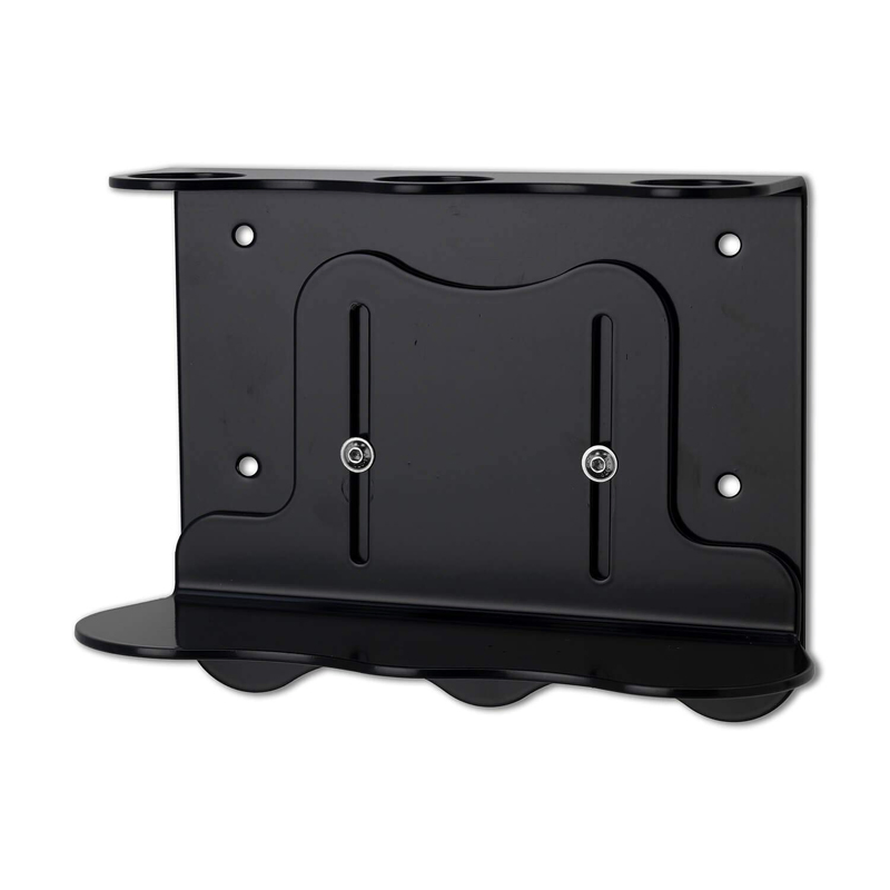 Black Soap Bottles Dispenser Liquid Holder Bracket for Sale on Wall