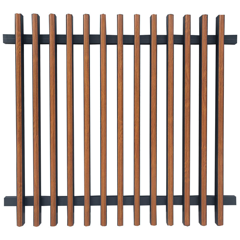 China Horizontal Assembled Aluminum Railings Handrails Elegant Outdoor Fence